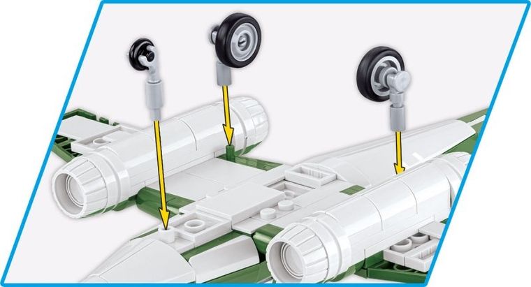 Cobi, Historical Collection, WWII, Messerschmitt Me262, klocki, 250 elementów