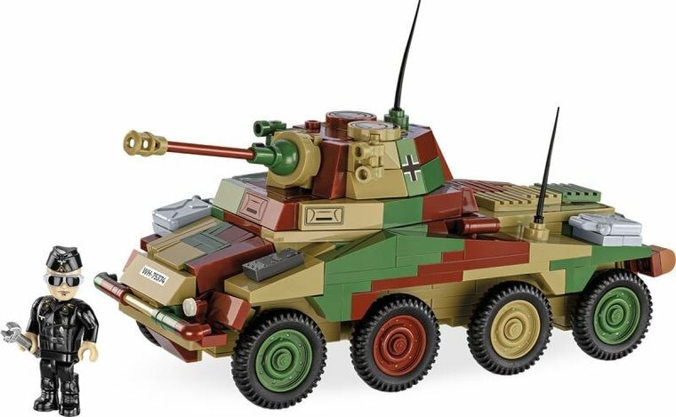 Cobi, Historical Collection, WWII, Sd.Kfz 234/2 Puma, 1:35, klocki, 470 elementów