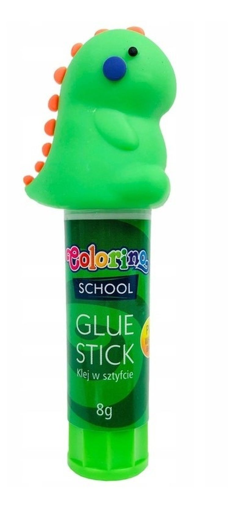 Colorino, klej w sztyfcie, dino, 8g, 1 szt.