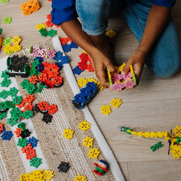 Connect, 3w1, Pojazdy budowlane, SUV z przyczepą, klocki konstrukcyjne, 236 elementów, 61979