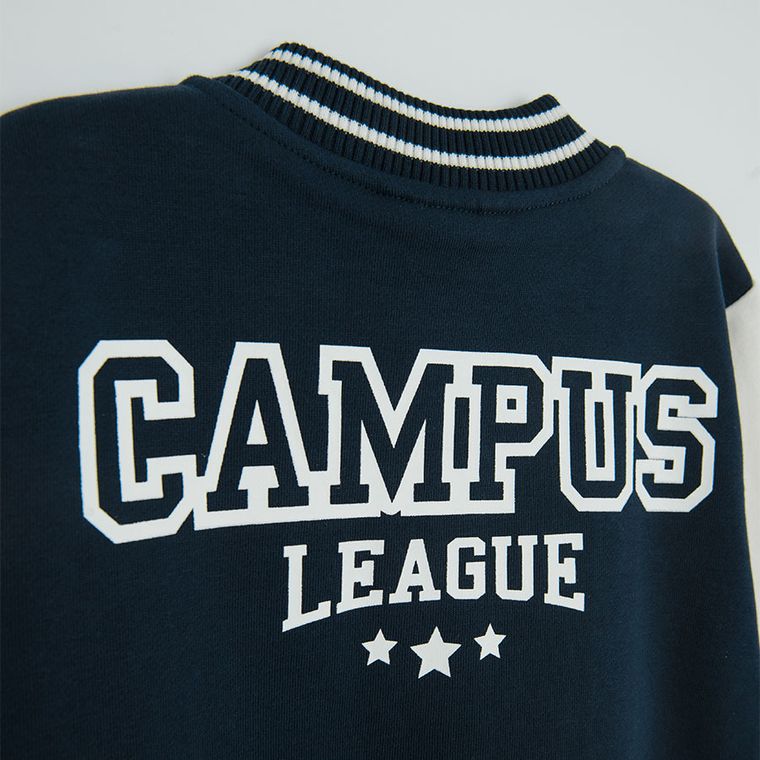 Cool Club, Bluza chłopięca, rozpinana, granatowa