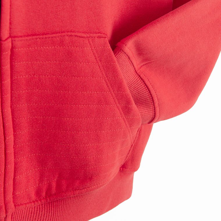 Cool Club, Bluza chłopięca z kapturem, rozpinana, czerwona, Hot Wheels