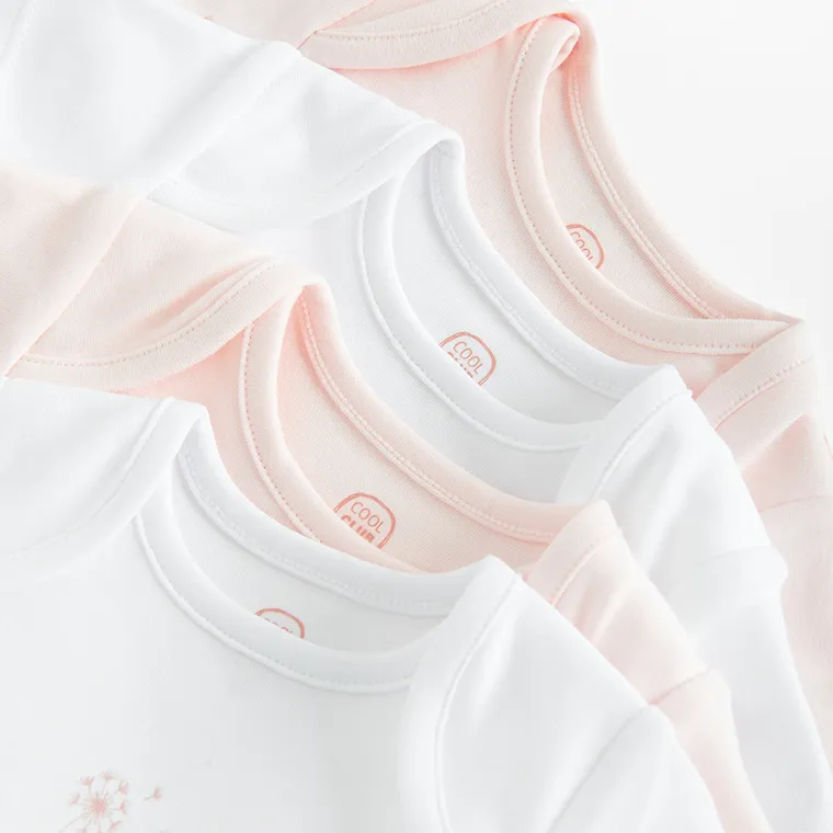 Cool Club, Body dziewczęce z krótkim rękawem, mix, zestaw, 4 szt.