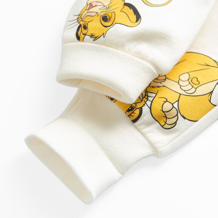 Cool Club, Dres chłopięcy, ecru, Król Lew