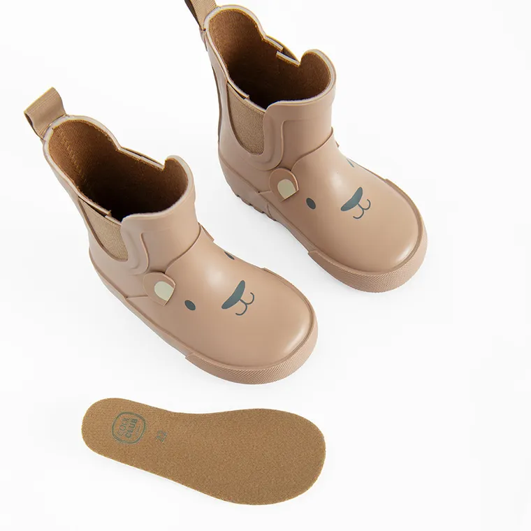 Cool Club, Kalosze dziecięce, brązowe, podeszwa Barefoot