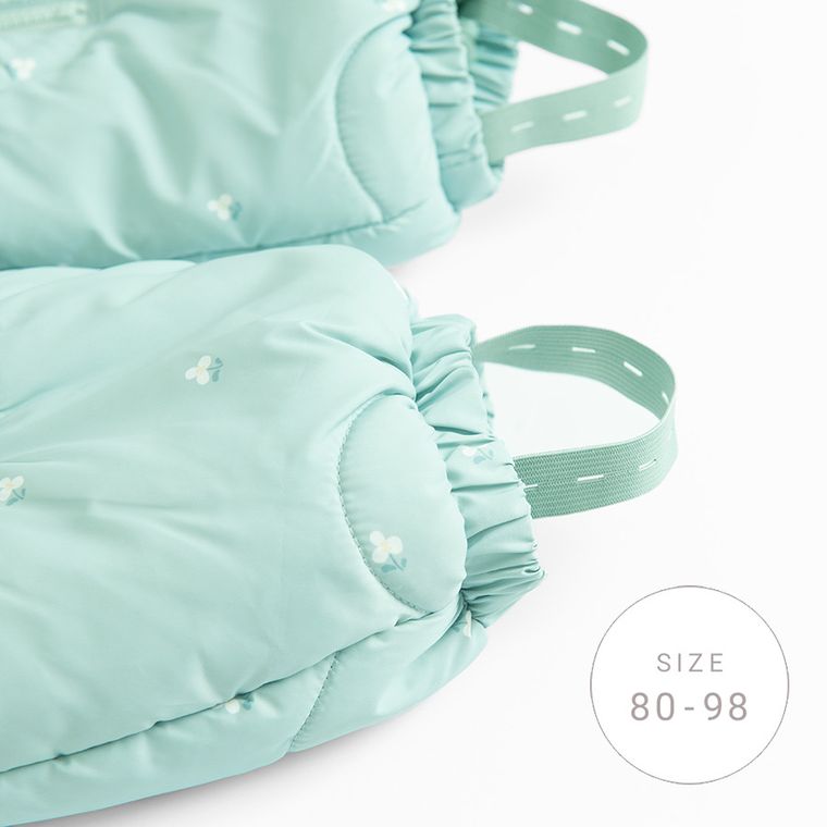 Cool Club, Kombinezon dziewczęcy z kapturem, ocieplany, miętowy