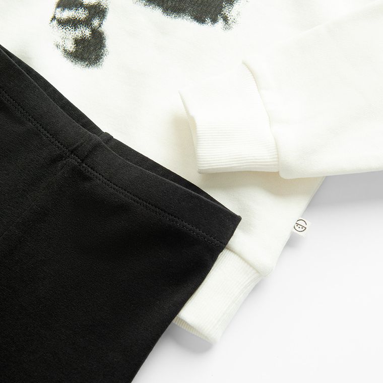 Cool Club, Komplet dziewczęcy, Bluza, Legginsy, flare, mix