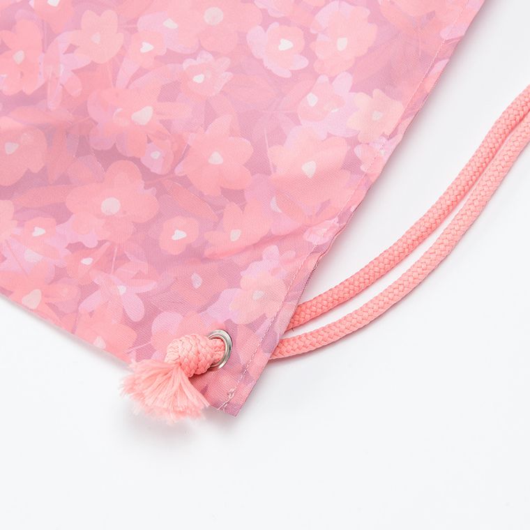 Cool Club, Komplet dziewczęcy, T-shirt, Szorty, Worek, biało-różowy