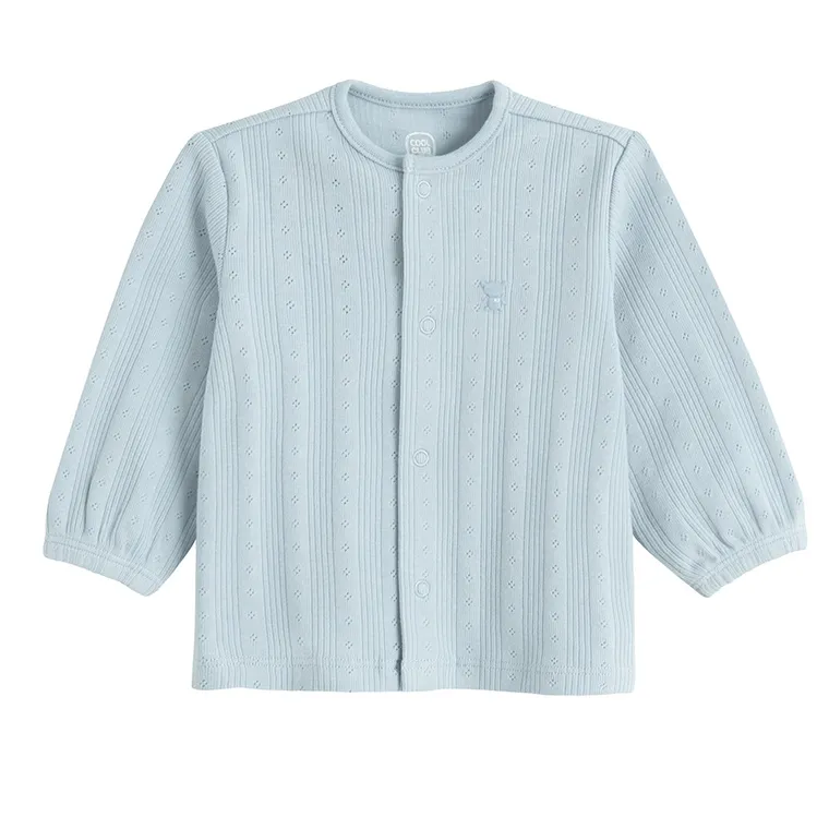 Cool Club, Komplet niemowlęcy 6-częściowy z torbą, biało-niebieski