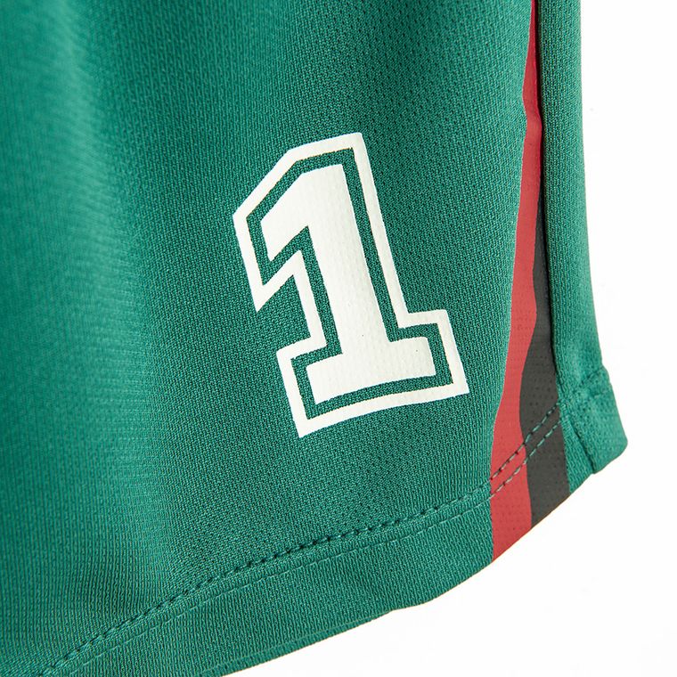 Cool Club, Komplet piłkarski chłopięcy, T-shirt, Szorty, czerwono-zielony