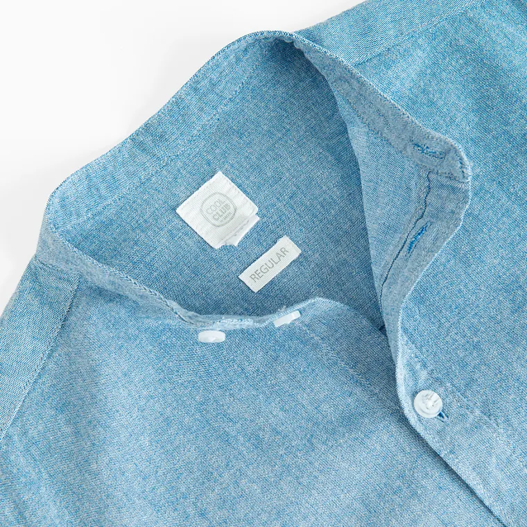 Cool Club, Koszula chłopięca z długim rękawem, regular, niebieska