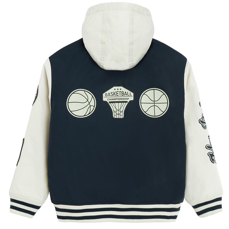 Cool Club, Kurtka bejsbolówka chłopięca z kapturem, mix