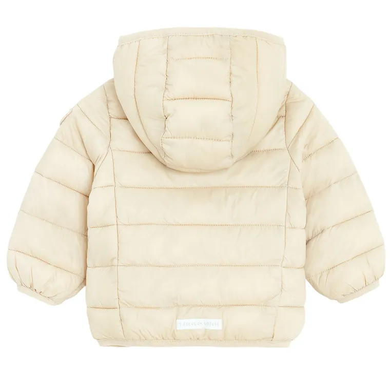 Cool Club, Kurtka chłopięca z kapturem, beżowa