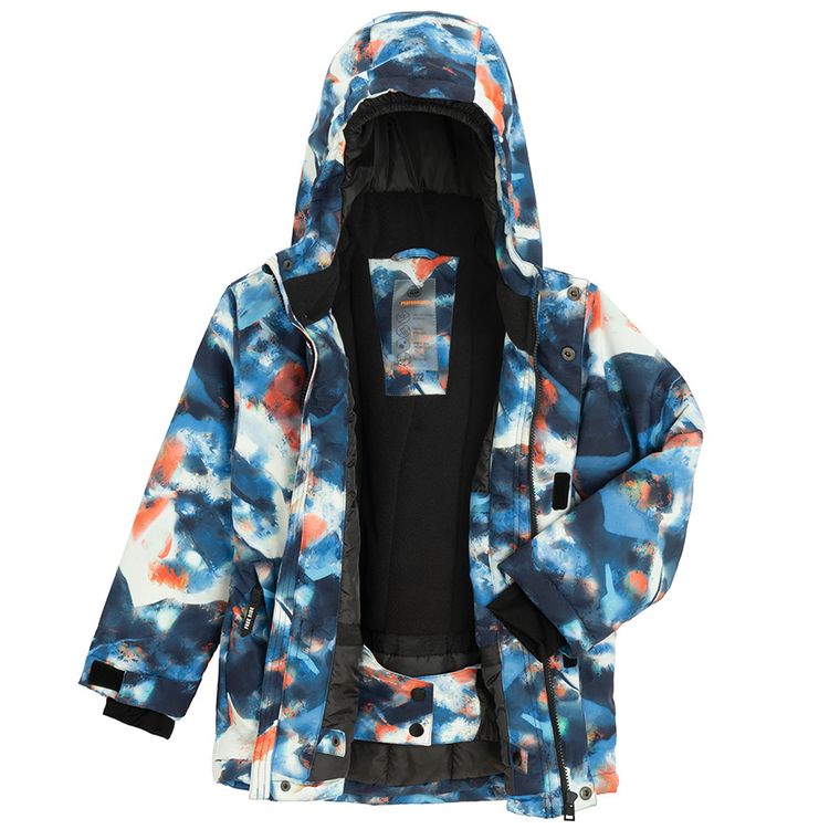 Cool Club, Kurtka narciarska chłopięca z kapturem, ocieplana, niebieska