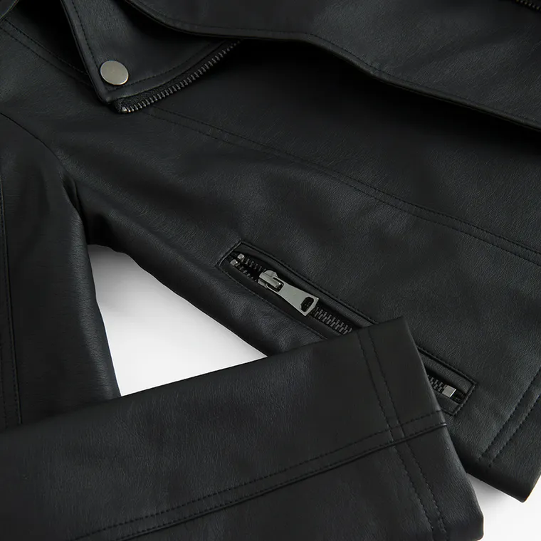 Cool Club, Kurtka ramoneska dziewczęca, czarna