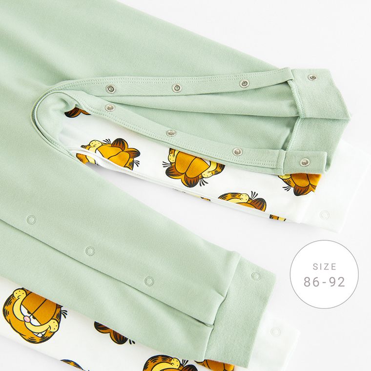 Cool Club, Pajac chłopięcy, mix, zestaw, 2 szt., Garfield