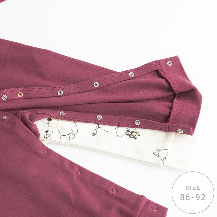 Cool Club, Pajac dziewczęcy, mix, Muminki, zestaw, 2 szt.