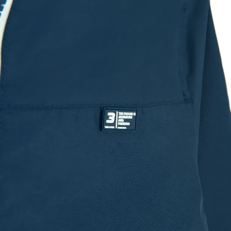 Cool Club, Przeciwdeszczowa kurtka chłopięca z kapturem, granatowa