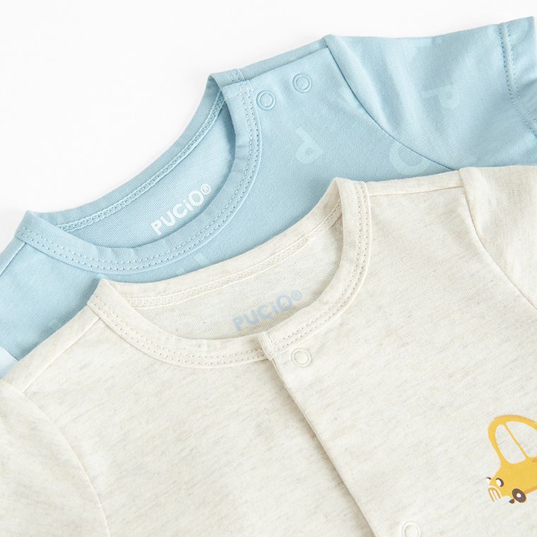 Cool Club, Rampers chłopięcy, mix, Pucio, zestaw, 2 szt.