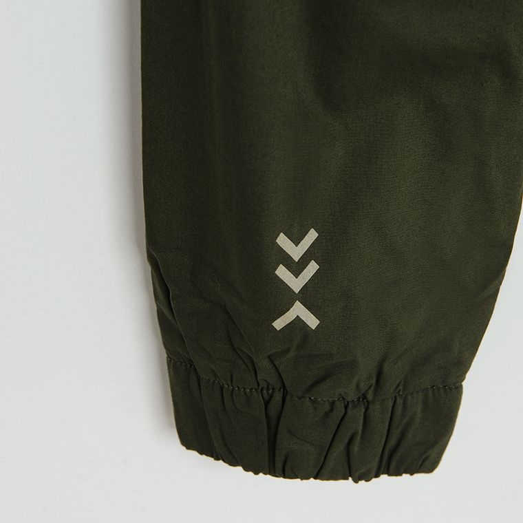 Cool Club, Spodnie materiałowe chłopięce, ocieplane, ciemnozielone