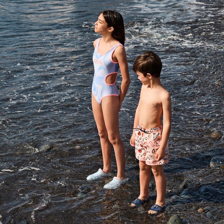 Cool Club, Strój kąpielowy dziewczęcy jednoczęściowy, UV 50, niebieski