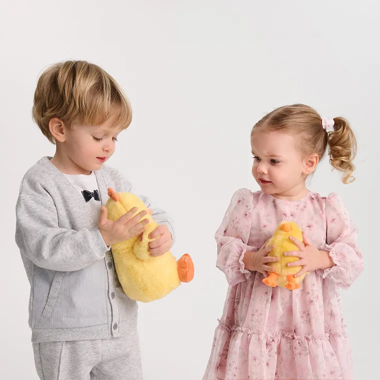 Cool Club, Sukienka dziewczęca z długim rękawem, różowa