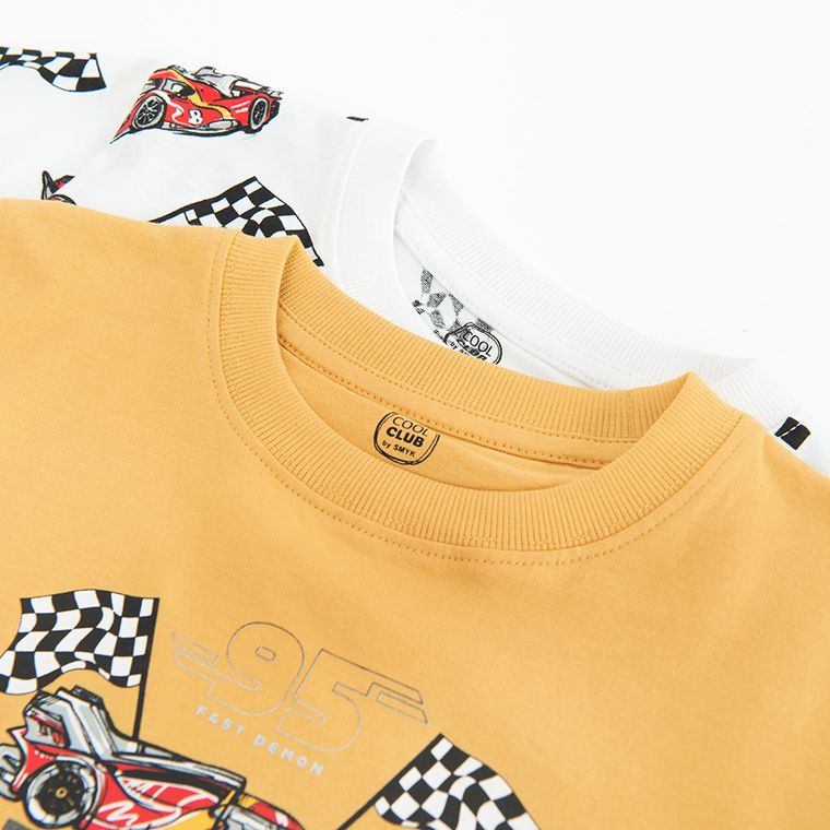 Cool Club, T-shirt chłopięcy, mix, zestaw, 2 szt.