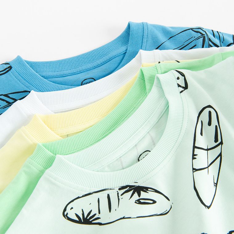 Cool Club, T-shirt chłopięcy, mix, zestaw, 5 szt.