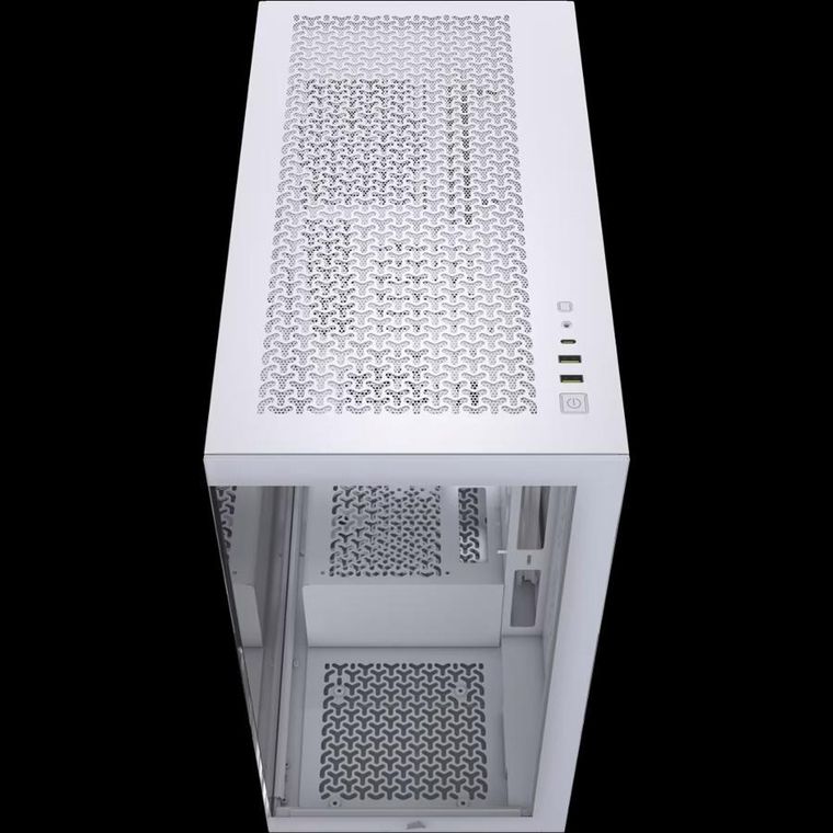 Corsair, obudowa komputerowa, 3500X LXR LINK, Tempered Glass, Mid-Tower, biała