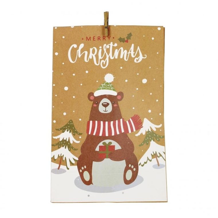 Craft With Fun, Kalendarz Adwentowy, zestaw kreatywny