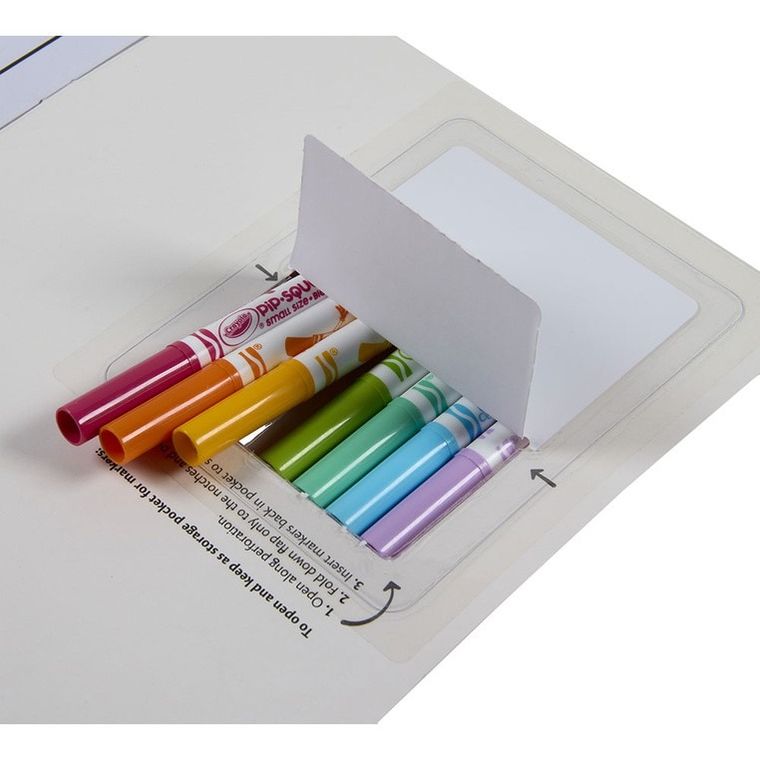 Crayola, Koci Domek Gabi, kolorowanka z łamigłówkami i flamastrami