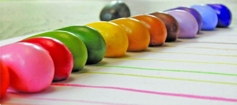 Crayon Rocks, kredki woskowe w bawełnianym woreczku, 8 kolorów