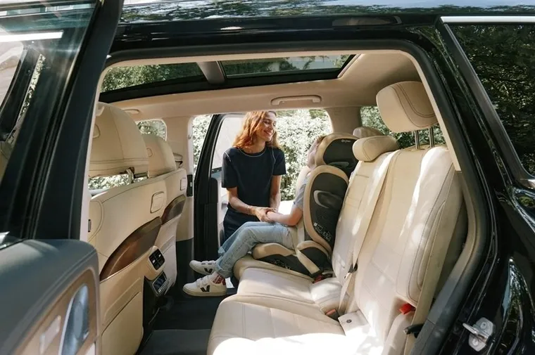 Cybex, Solution G2 Plus, I-Fix, fotelik samochodowy, Almond Beige, 100-150 cm