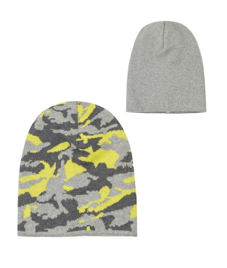 Czapka chłopięca, dwustronna, szara, Döll