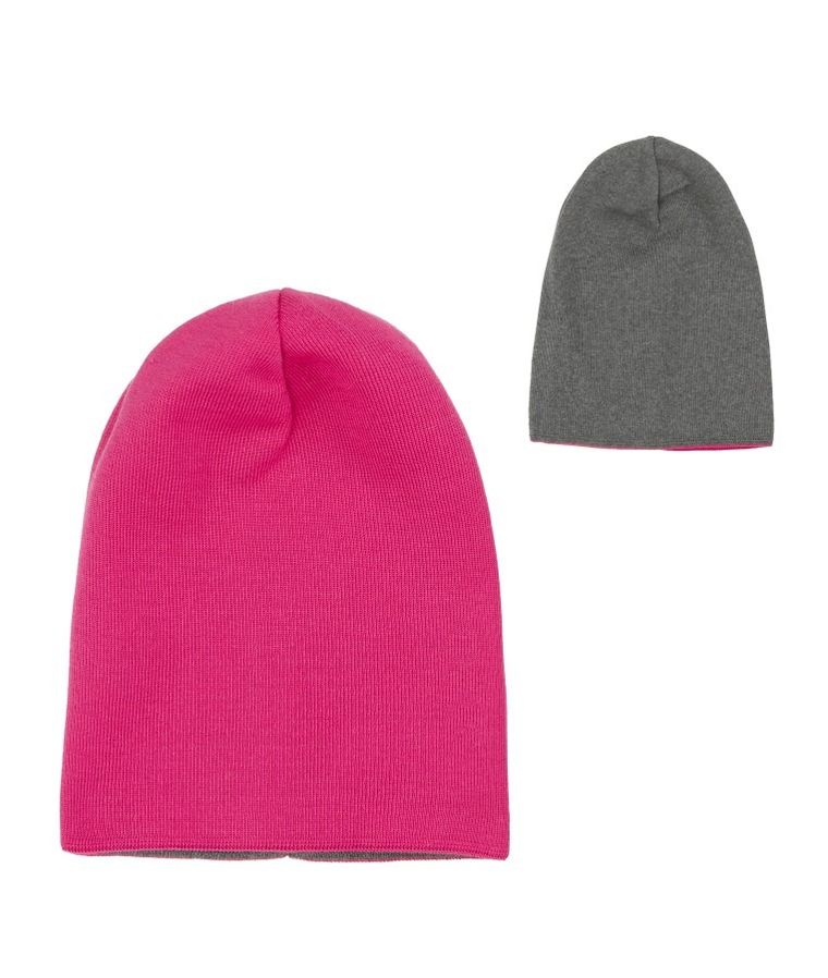 Czapka dziecięca, dwustronna, różowa, Döll