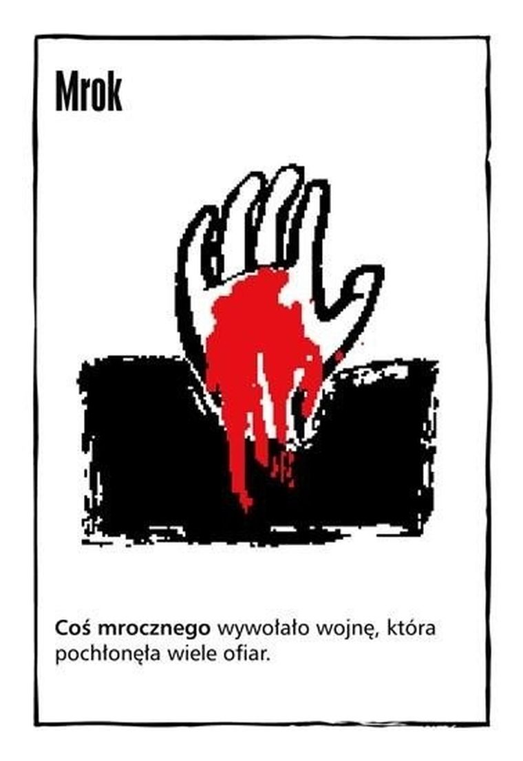 Czarne Historie, Tajemnice zaświatów, gra karciana