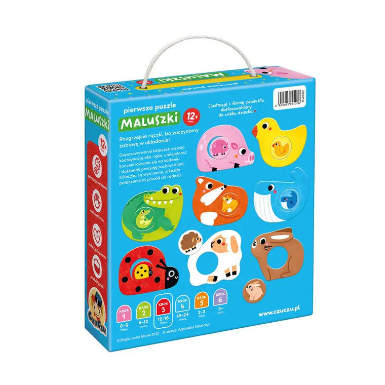 CzuCzu, Maluszki, pierwsze puzzle, 12m+