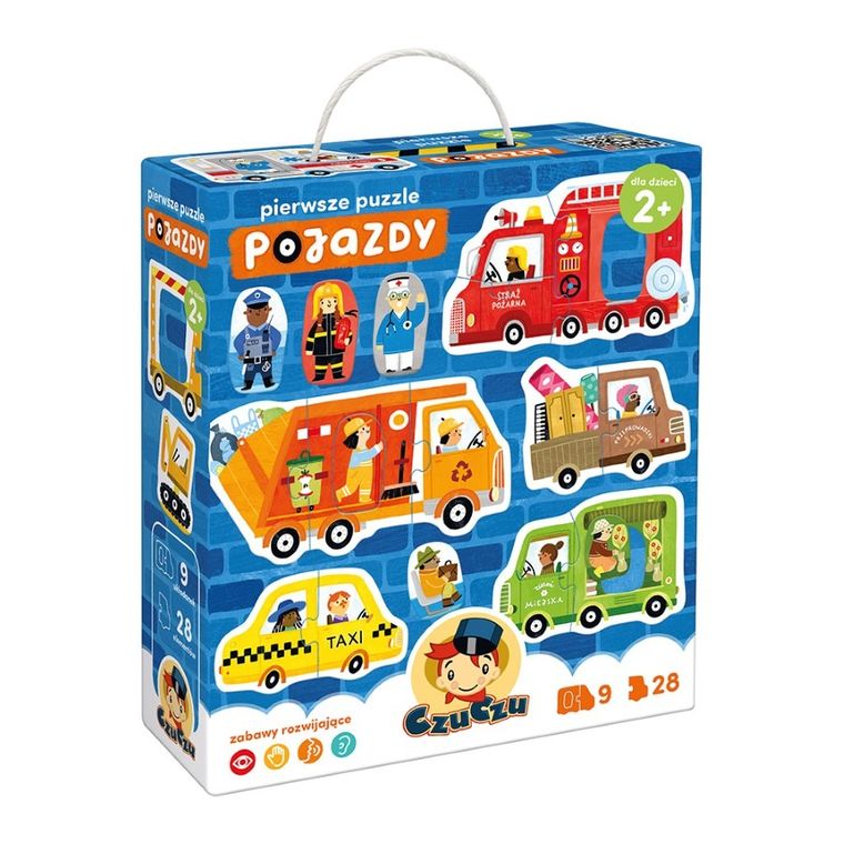 CzuCzu, Pierwsze puzzle, pojazdy