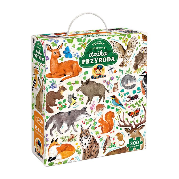 CzuCzu, puzzle odkrywcy, Dzika przyroda, 300 elementów