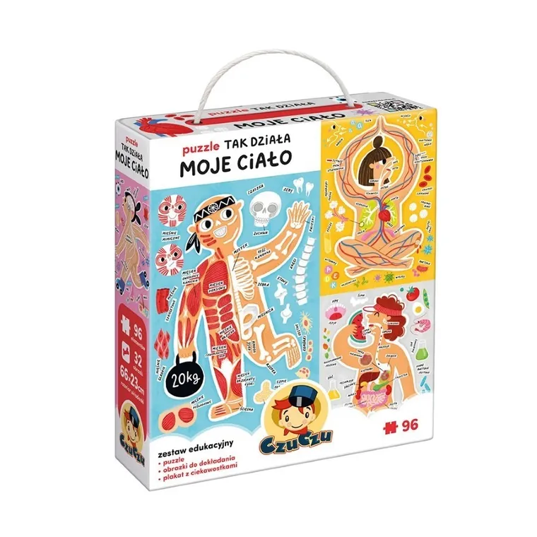 CzuCzu, Tak działa moje ciało, puzzle, 96 elementów