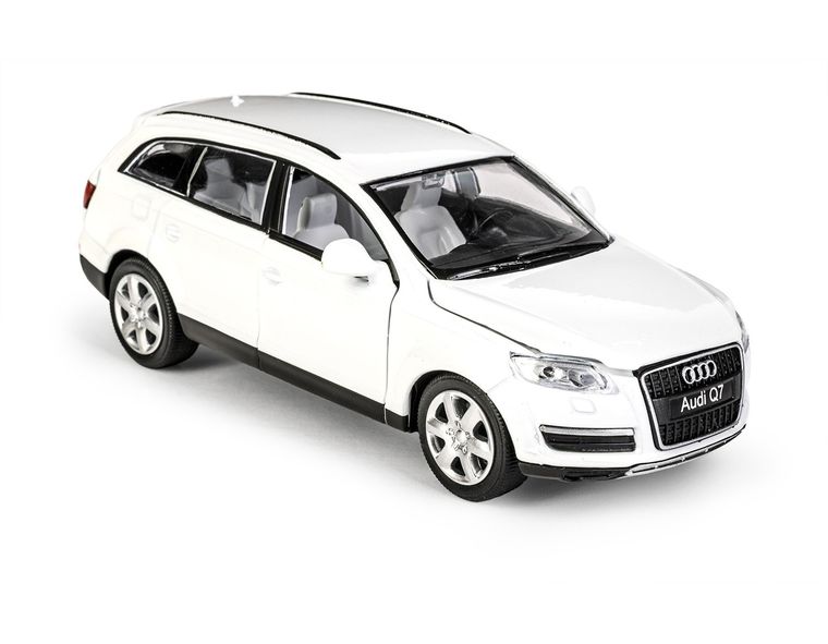 Daffi, MSZ, Audi Q7, pojazd, model metalowy, biały, 1:32