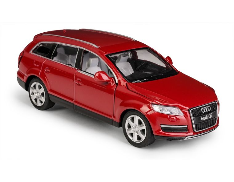 Daffi, MSZ, Audi Q7, pojazd, model metalowy, czerwony, 1:32