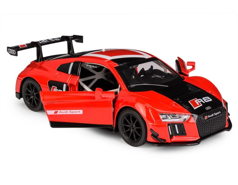 Daffi, MSZ, Audi R8 LMS, pojazd, model metalowy, czerwony, 1:32
