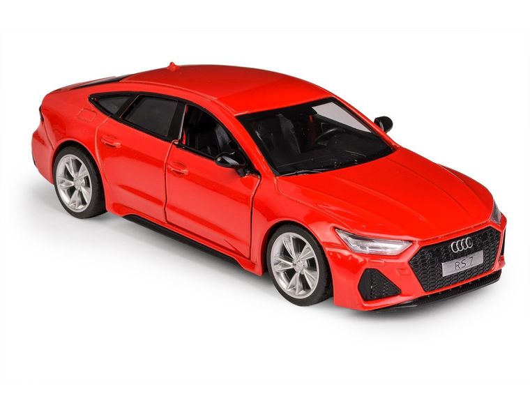 Daffi, MSZ, Audi RS 7 Sportback, pojazd, model metalowy, czerwony, 1:35