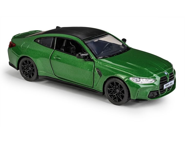 Daffi, MSZ, BMW M4, pojazd, model metalowy, zielony, 1:32