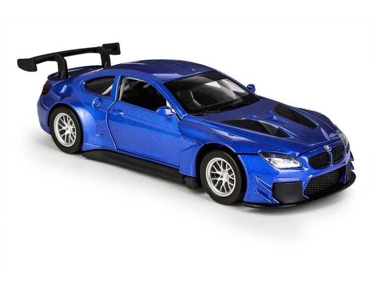 Daffi, MSZ, BMW M6 GT3, pojazd, model metalowy, niebieski, 1:32