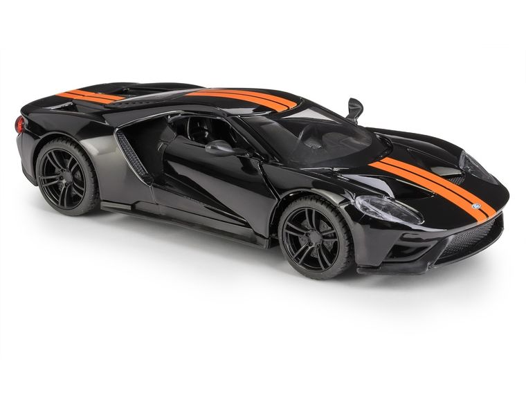 Daffi, MSZ, Ford GT 2017, pojazd, model metalowy, czarny, 1:32