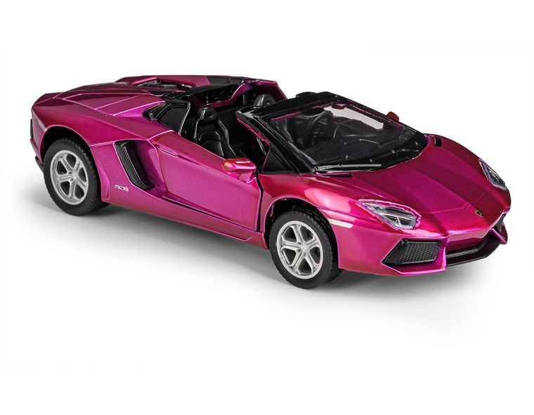 Daffi, MSZ, Lamborghini Aventador Roadster, pojazd, model metalowy, różowy, 1:32