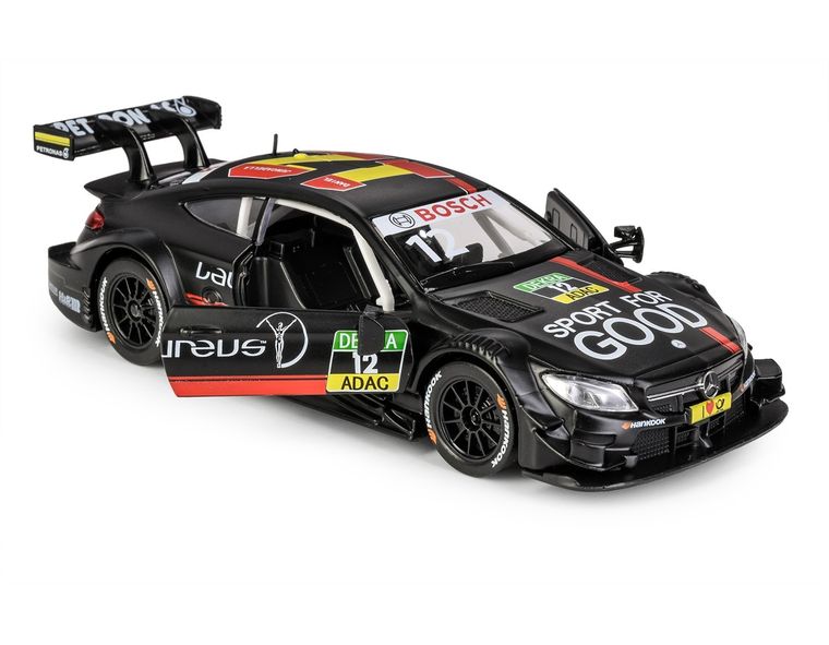 Daffi, MSZ, Mercedes-AMG C 63 DTM, pojazd, model metalowy, czarny, 1:32