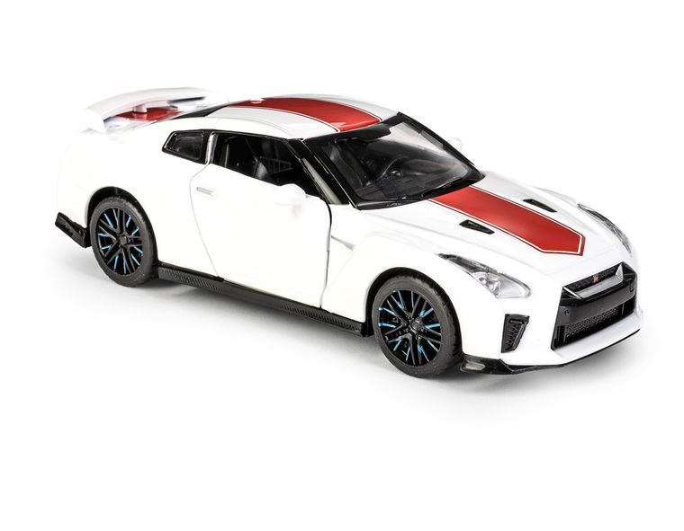 Daffi, MSZ, Nissan GT-R (R35) 50th Anniversary Edition, pojazd, model metalowy, biały, 1:32